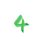 数字　4