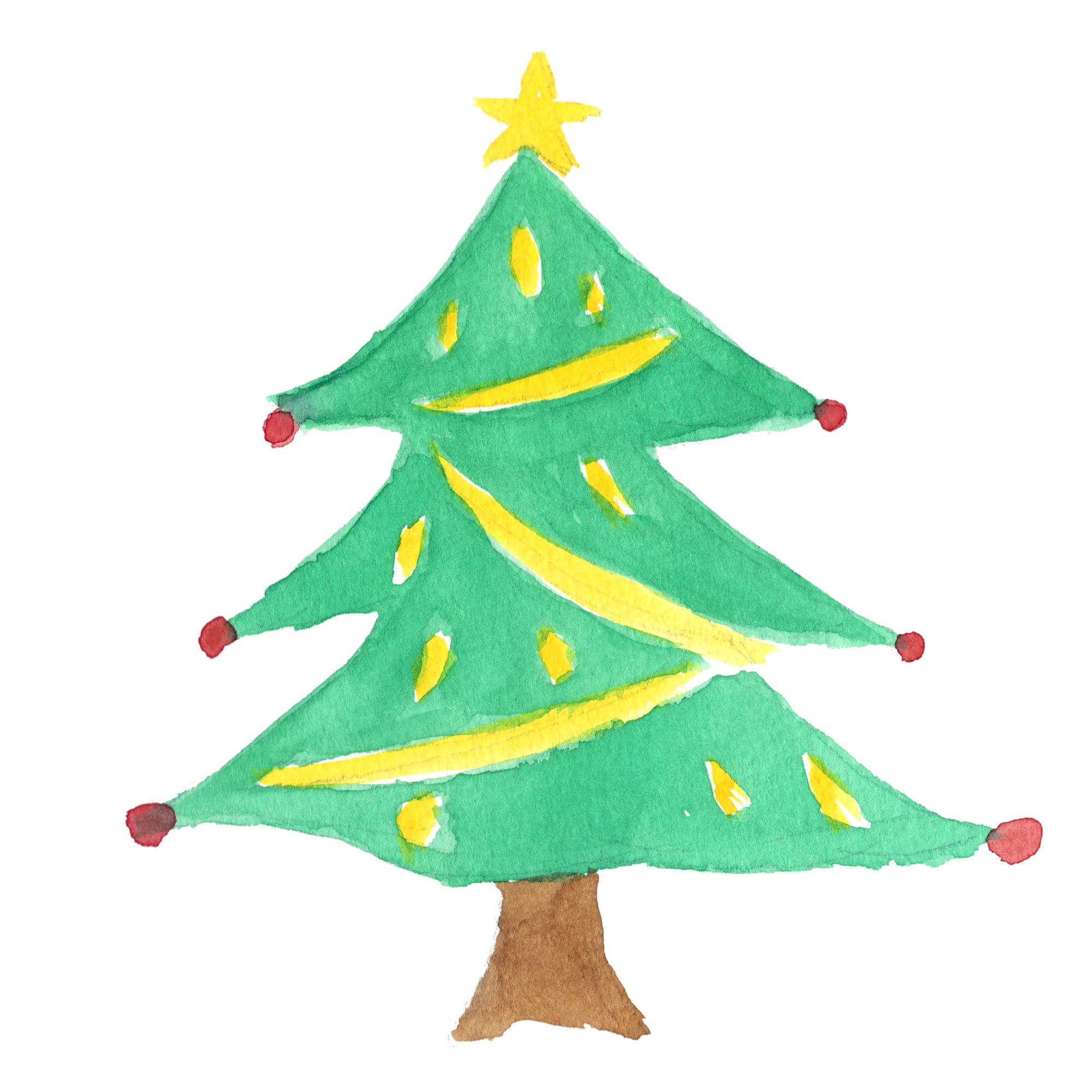 かわいいクリスマスツリー